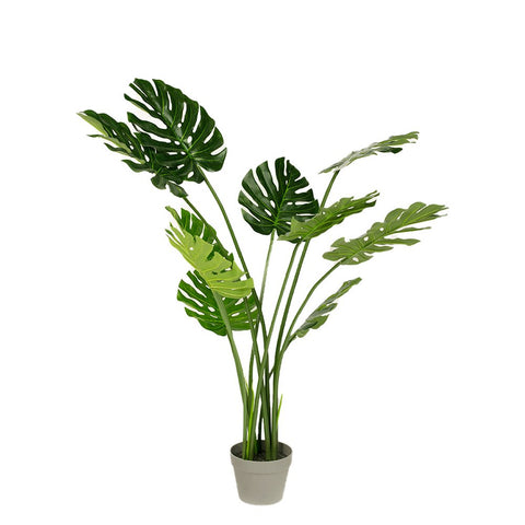 120Cm Faux Artificial Home Decor Potted Monstera Plant Artificial Plants