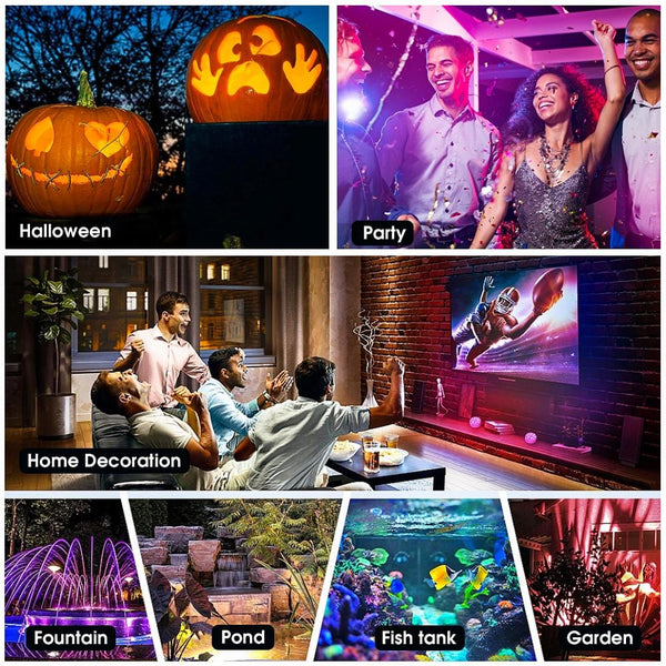 Lazy Dayz 13 Colors Led Remote Pool Light 4 Pack Pool & Spa Lights