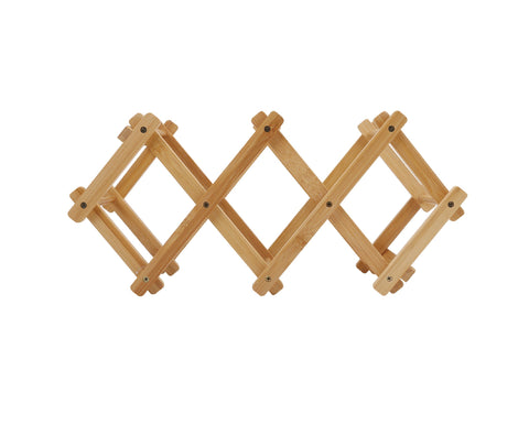 Bamboo Foldable Wine Bottle Holder Racks