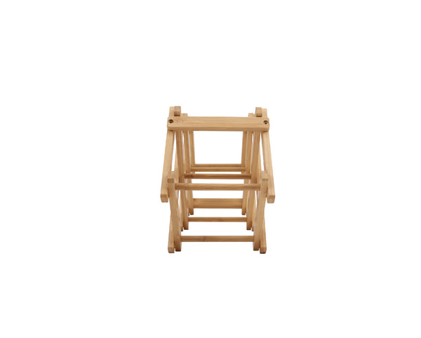 Bamboo Foldable Wine Bottle Holder Racks
