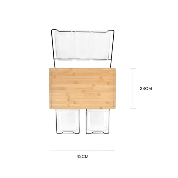 Extensible Bamboo Cutting Board Set Cutting Boards