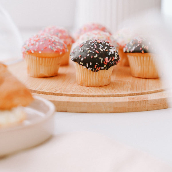 Bamboo Mini Round Cheese Tray Trays