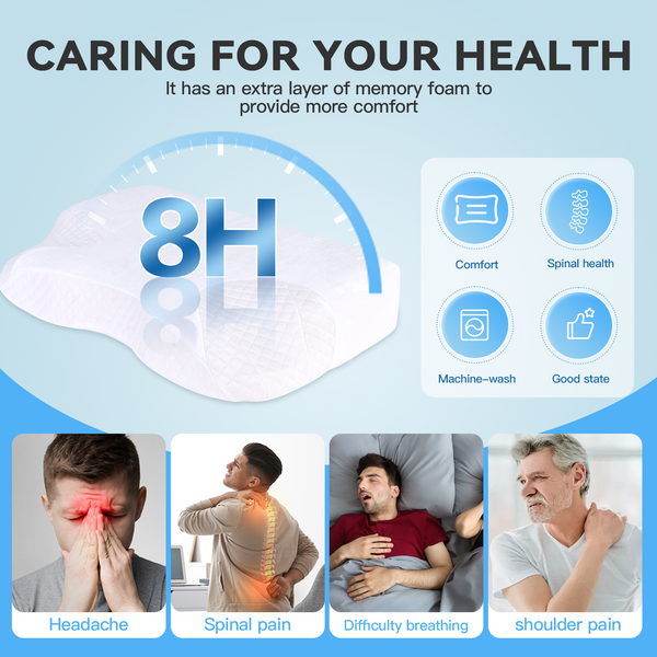 Cpap Contour Sleep Therapy Memory Foam Pillow Pillows