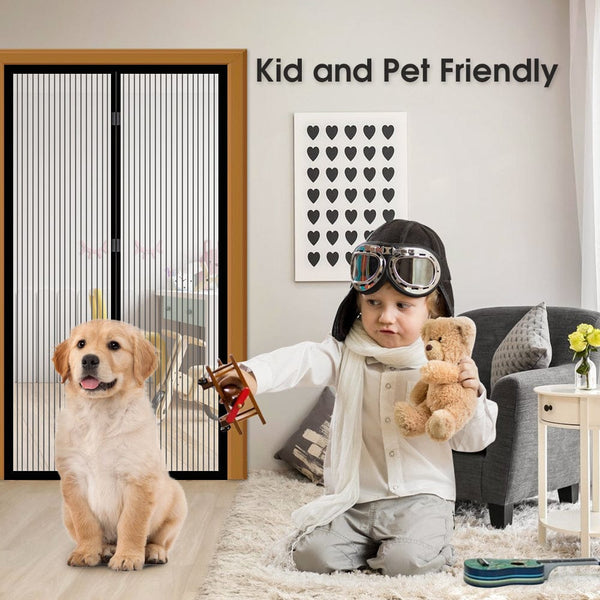 2X Instant Fly Screen Mosquito Insect And Bug Free Curtain Insect Nets & Repellents