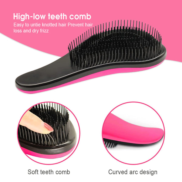 Detangling Brush Pink Brushes & Combs