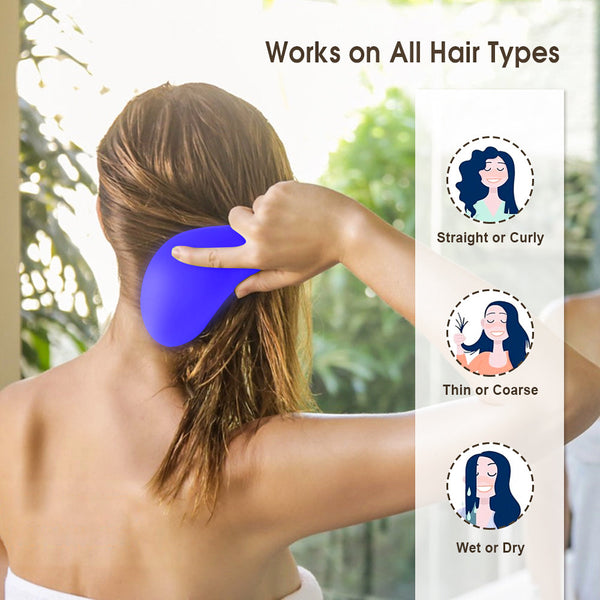 Detangling Brush Purple Brushes & Combs