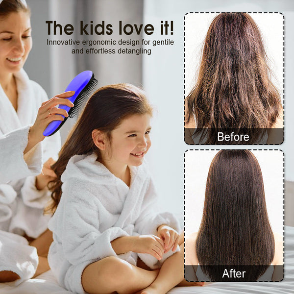 Detangling Brush Purple Brushes & Combs