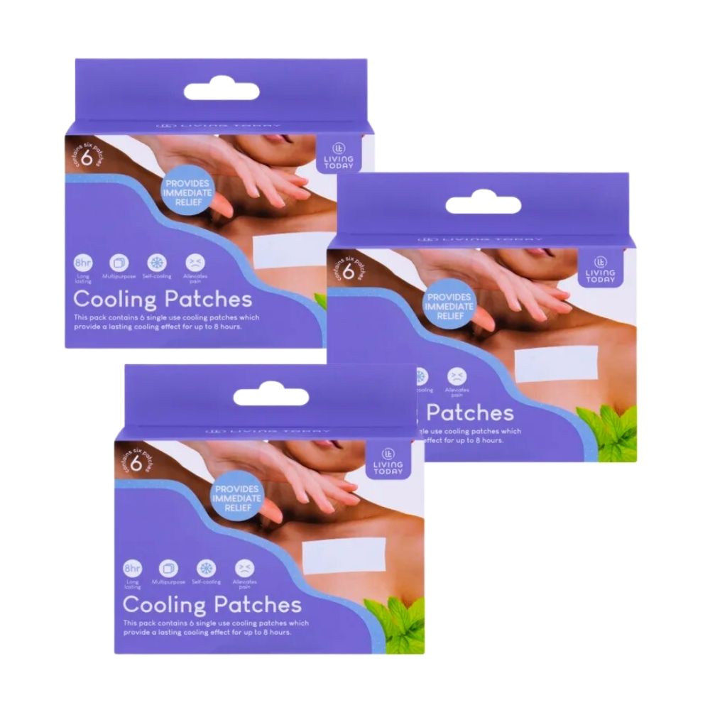 18Pc Cooling Patch Pain Relief Cold & Hot Packs & Wraps