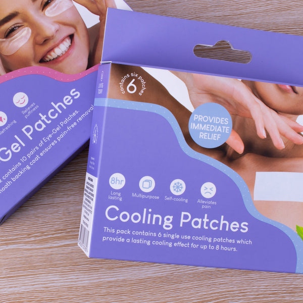 18Pc Cooling Patch Pain Relief Cold & Hot Packs & Wraps