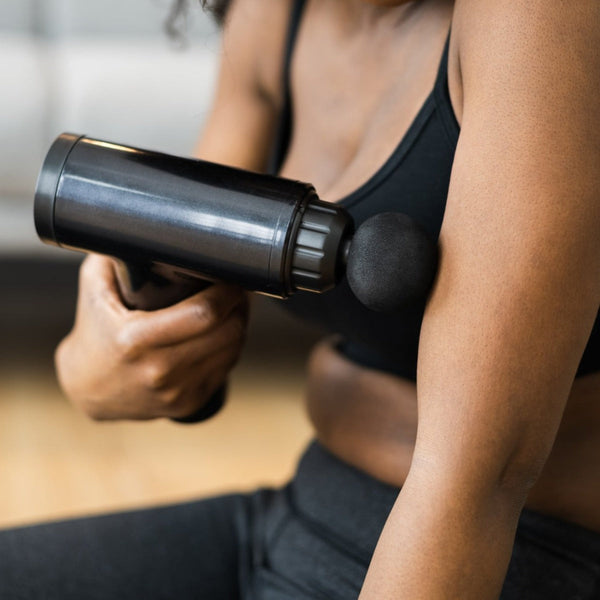 Remology Impact Therapy Percussive Massage Gun Includes 4 Heads Massagers