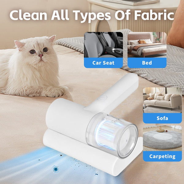 Uvc Cordless Dust Mite Vacuum Handheld Sanitizing Cleaner With 1200Mah Battery Vacuum Cleaners