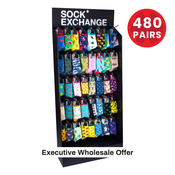 Wholesale 480 Pairs Novelty (Rrp $4.95 Or $9.95 For 3) Socks