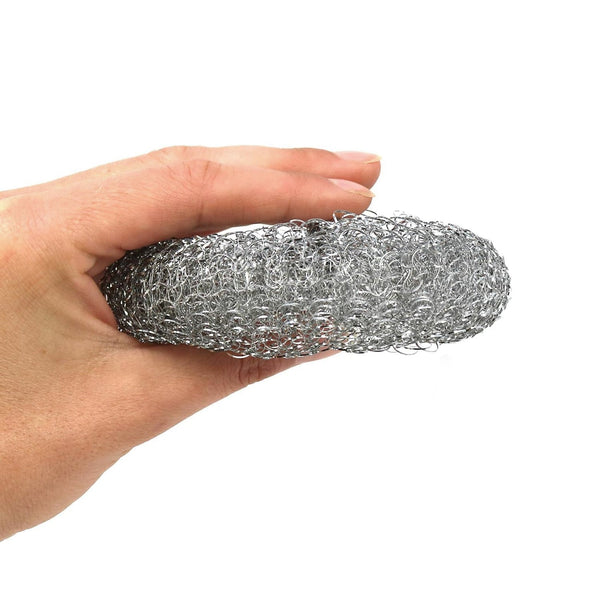 6 Pack Household Cleaning Stainless Steel Jumbo Scourers Sponges & Scourers