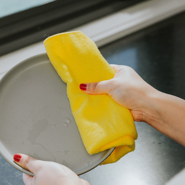 6Pk Spiffy 30Cm Labelled Microfibre Cloths Cleaning Towels & Cloths