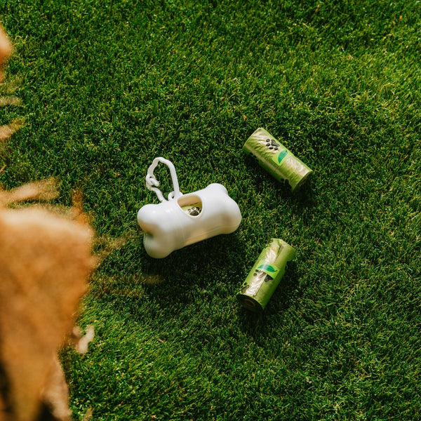 Livingtoday Pet Dog Poop Dispenser And 45 Biodegradable Unscented Waste Bags Pooper Scooper & Bags