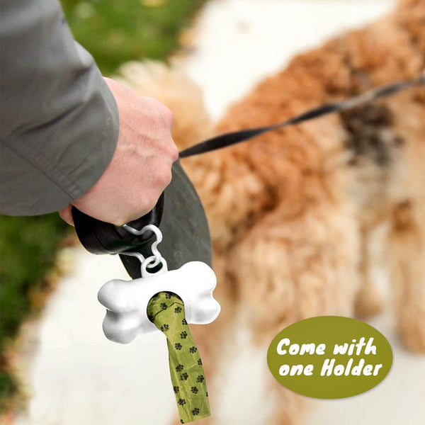 Livingtoday Pet Dog Poop Dispenser And 45 Biodegradable Unscented Waste Bags Pooper Scooper & Bags