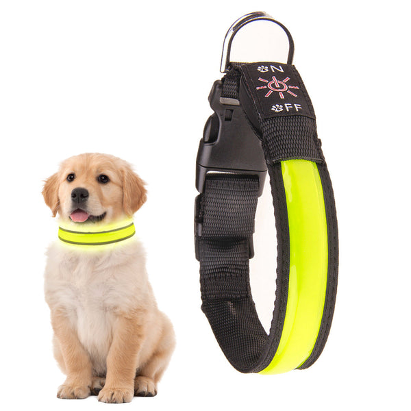 50Cm Rechargeable Light Up Led Pet Collar Dog Collars
