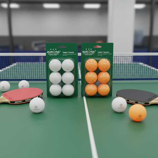 6X On Card (36Balls) Orange Table Tennis Balls