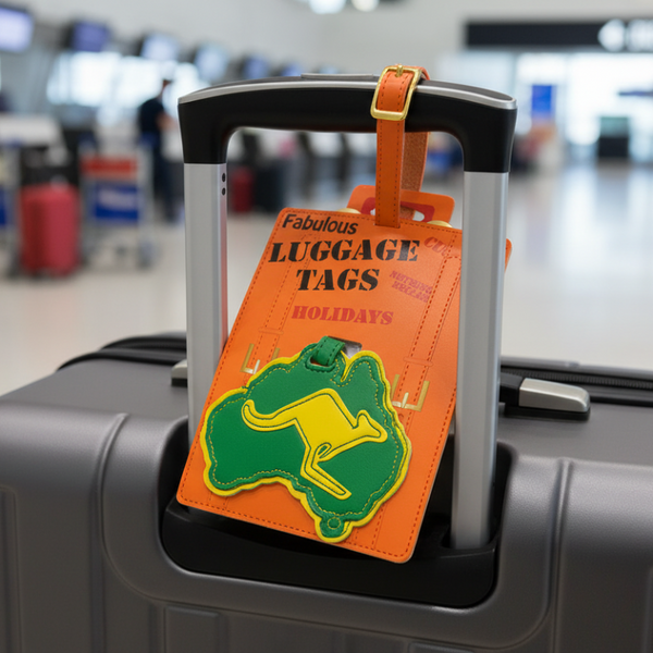 Bag And Luggage Tag Aussie Kangaroo Lady Bug Luggage Tags