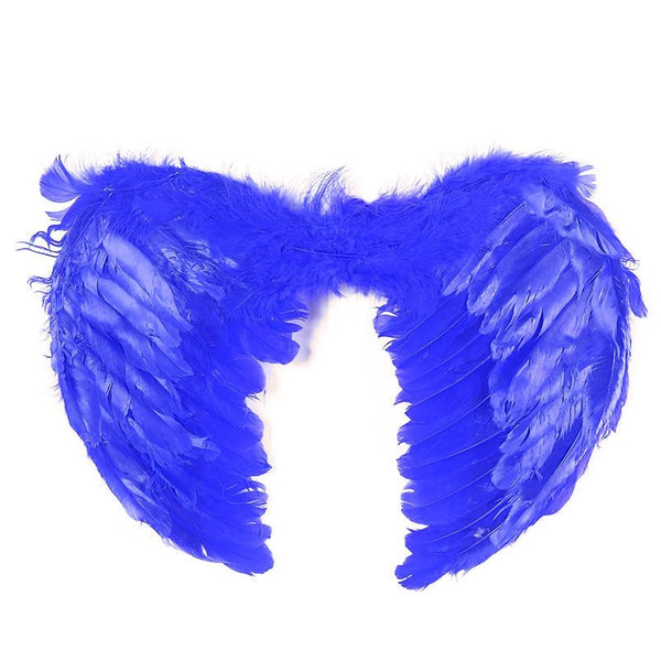 Large Feather Angel Assorted Colours Blue Wings