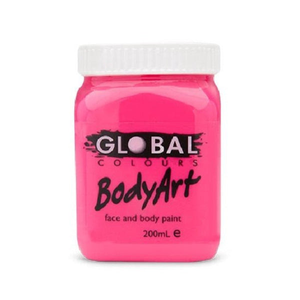Global Colours Bodyart Face And Paint In Jar 200Ml Performance Quality Deep Green Acrylic Paint