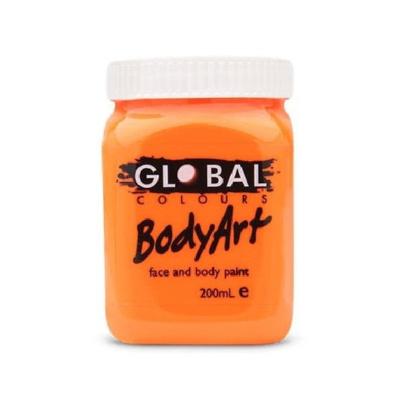 Global Colours Bodyart Face And Paint In Jar 200Ml Performance Quality Deep Green Acrylic Paint