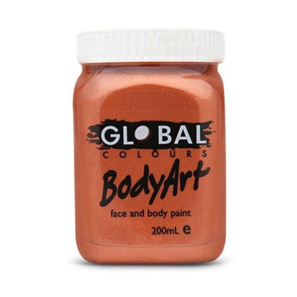 Global Colours Bodyart Face And Paint In Jar 200Ml Performance Quality Deep Green Acrylic Paint