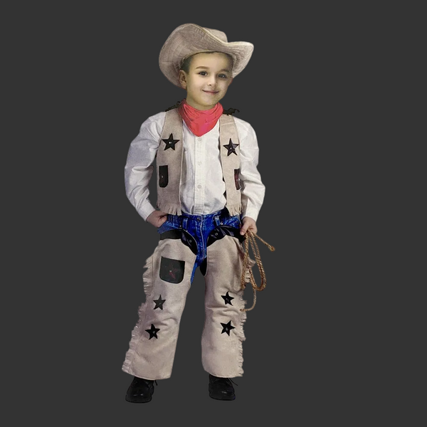 Kids Cowboy Costume Height 130 150Cm Unisex Costumes