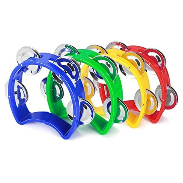 4X Hand Shaker Half Tambourine Tambourines