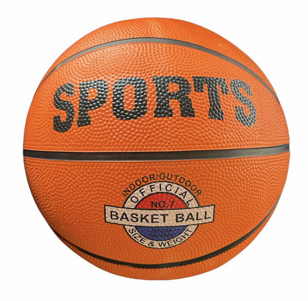 Size 7 Rubber Basketball Training Basketballs
