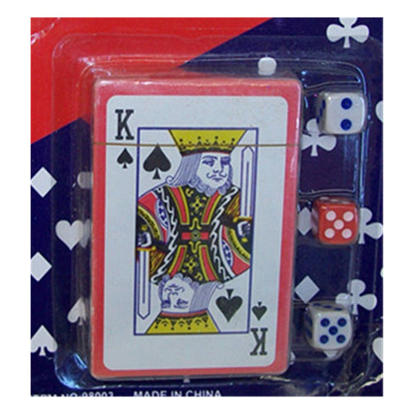 Playing Card With 6 Colourful Dices Playing Cards