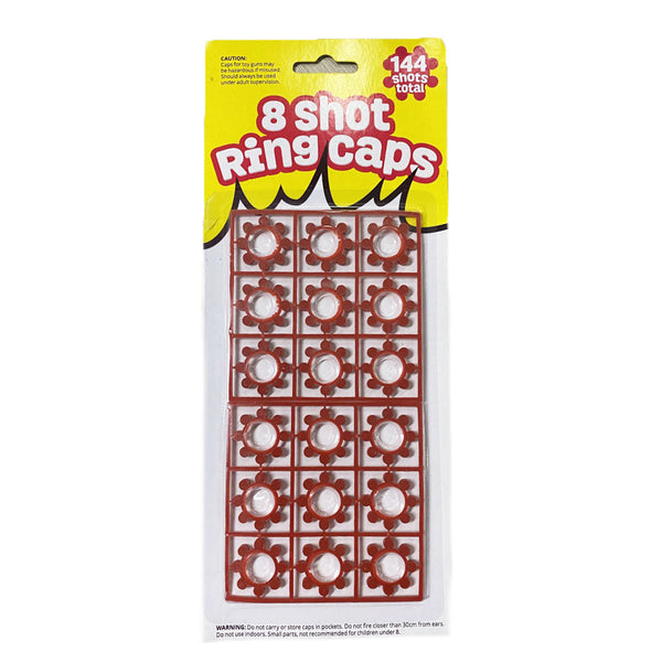 8 Shots Star Ring Caps For Toy Gun Total 144 Other Pretend Play