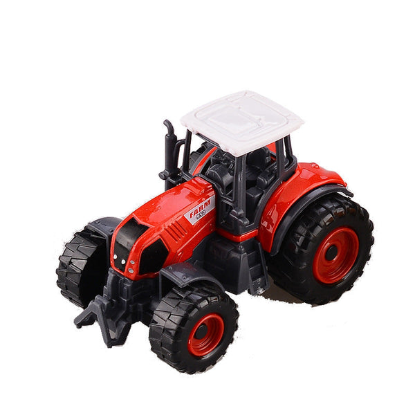 3X Diecast Metal Farm Tractors Red Yellow Green Rc Model Vehicles