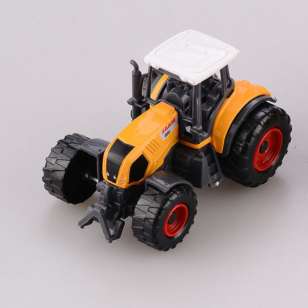3X Diecast Metal Farm Tractors Red Yellow Green Rc Model Vehicles