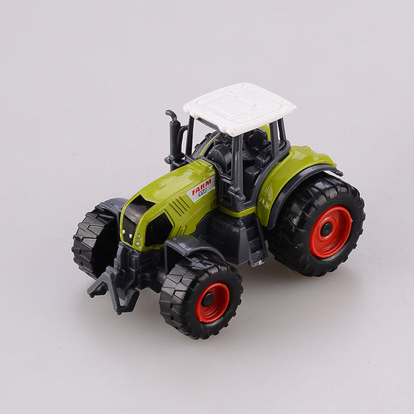3X Diecast Metal Farm Tractors Red Yellow Green Rc Model Vehicles