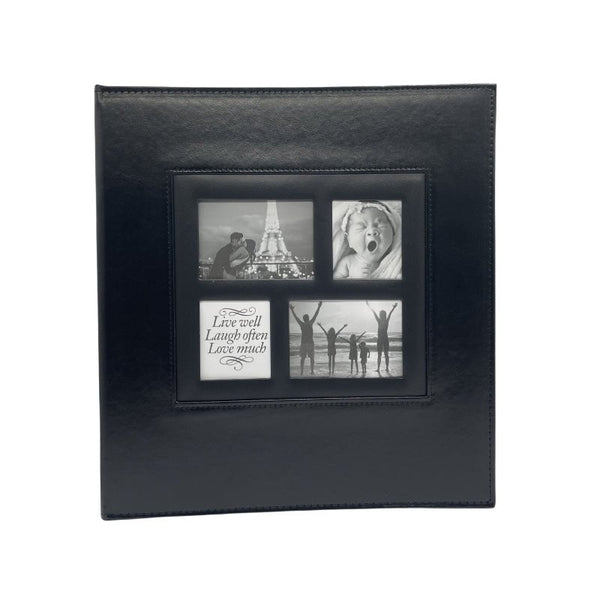 Extra Large 600 Pocket Leather Photo Album Red Photo Albums & Boxes