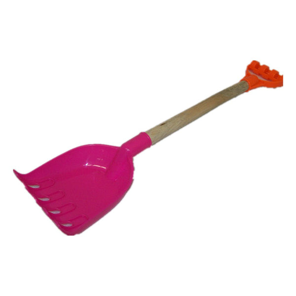 2X Handle Toy Rake Wooden Toys