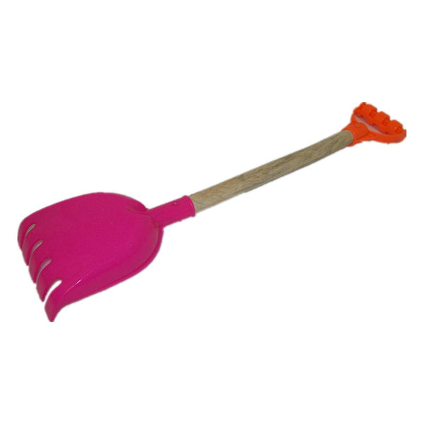 2X Handle Toy Rake Wooden Toys