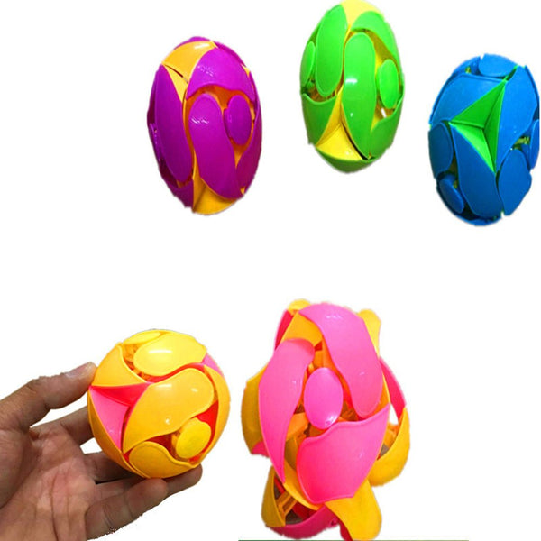 4X Colourful Switch Pitch Balls Outdoor Toy Balls