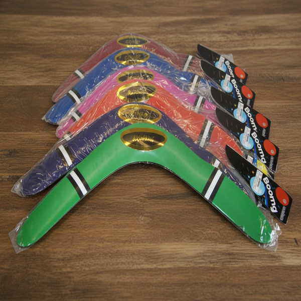 6 Pcs Of Boomerang Assorted Colours Other Outdoor Toys