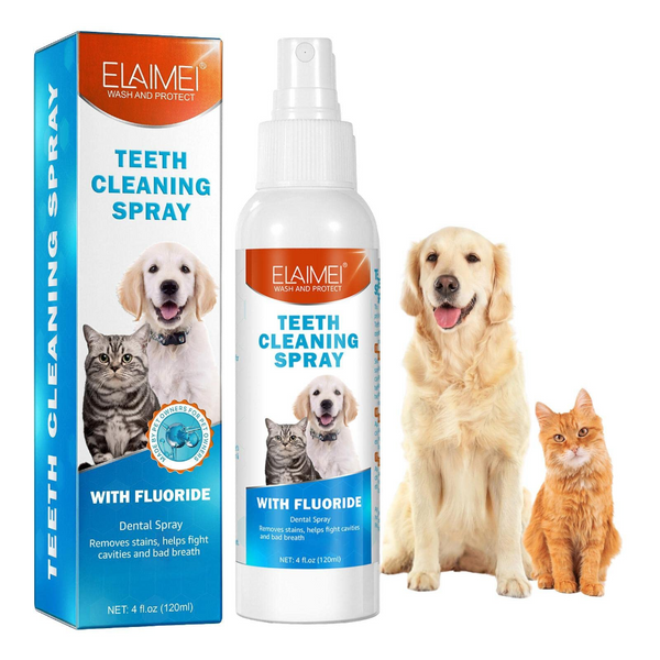 2 Pcs Pet Oral Breath Freshener Spray | Eliminates Bad Dental Care For Dogs & Cats Dog Grooming