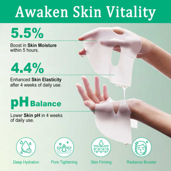 Collagen Real Deep Facial Sheet Mask For Women Moisturizing Overnight Sleeping Skin Masks