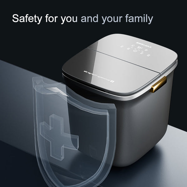 Hoper Layer Foot Spa Airbag Squeezing Bath Massager Dry And Wet Dual Use Qn 01 Massagers