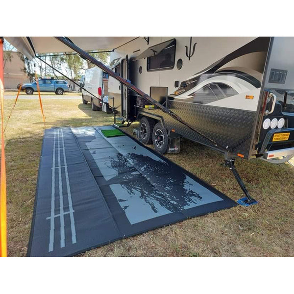 Country Grey 3M X 1.8M Recycled Mat Door Mats & Floor Mats