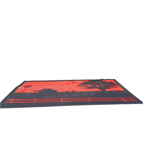 Camping Mat Warehouse Country Orange 5M X 2.4M Recycled Door Mats & Floor Mats