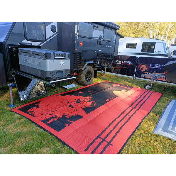 Camping Mat Warehouse Country Orange 5M X 2.4M Recycled Door Mats & Floor Mats