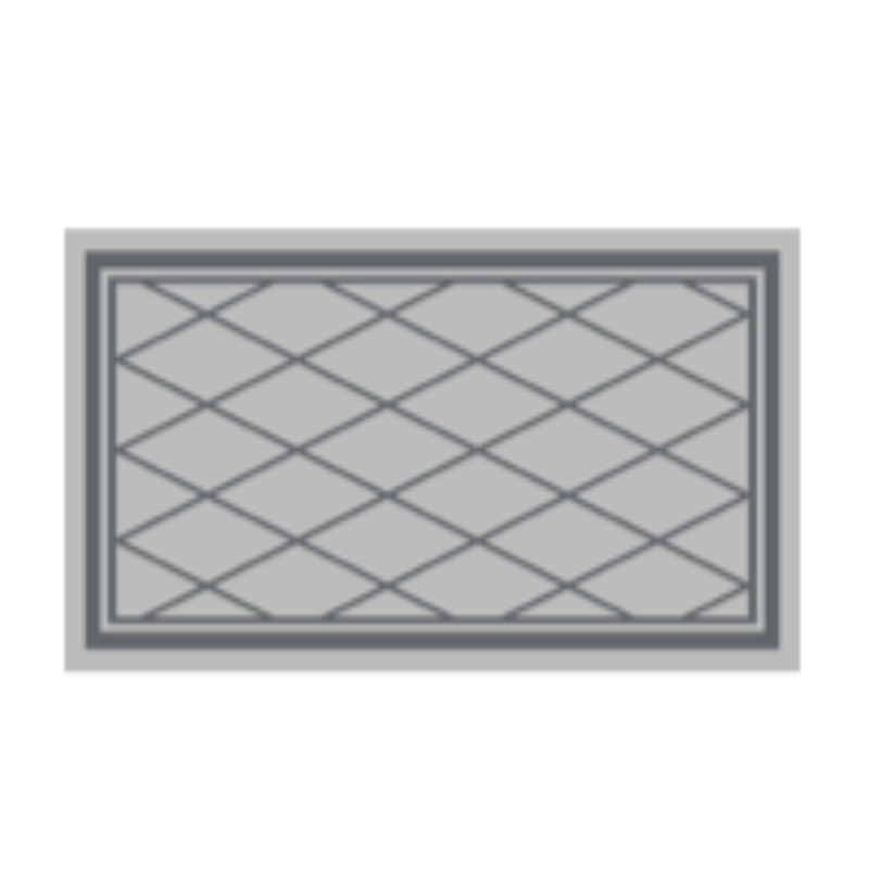Diamond 3M X 1.8M Recycled Poly Mat Door Mats & Floor Mats