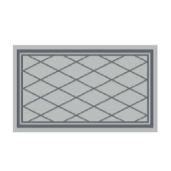 Diamond 3M X 1.8M Recycled Poly Mat Door Mats & Floor Mats