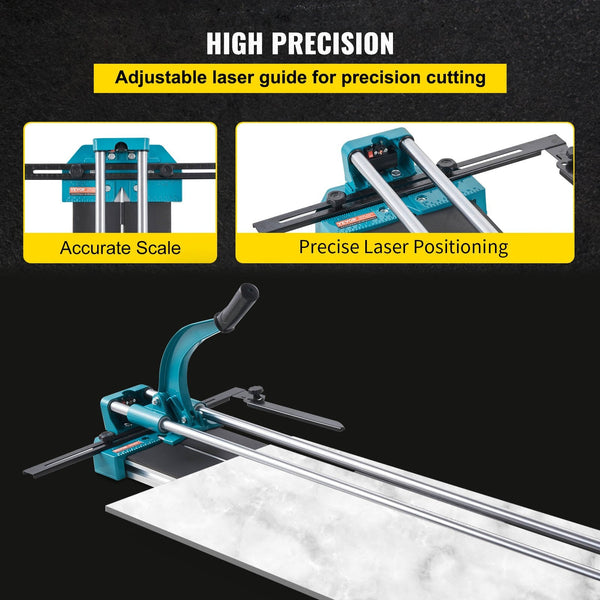Manual Tile Cutter 1200Mm Cutting Machine W/ Laser For Ceramic Cutting Tools