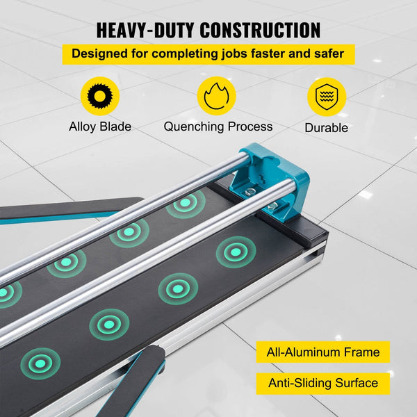 Manual Tile Cutter 1200Mm Cutting Machine W/ Laser For Ceramic Cutting Tools